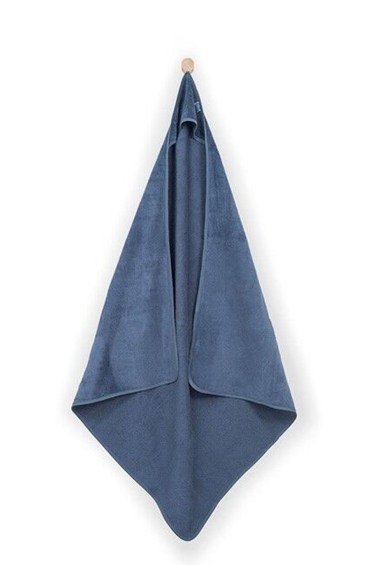 полотенце с капюшоном 100 х 100 см blue jollein