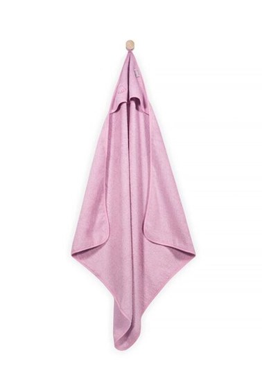 полотенце с капюшоном 75 х 75 см pink jollein