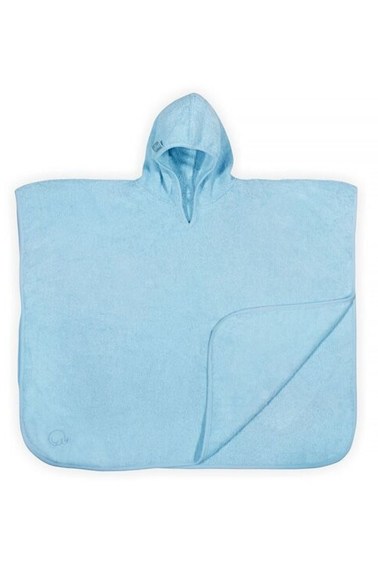 полотенце-пончо 60 х70 см light blue jollein