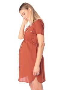 платье для беременных кирпичное euromama фото 2
