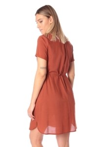 платье для беременных кирпичное euromama фото 3