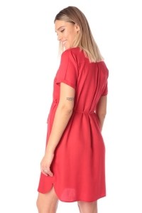 платье для беременных красное euromama фото 3