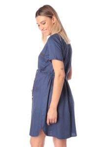 платье для беременных темно-синее euromama фото 3
