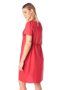 платье для беременных красное euromama фото 3