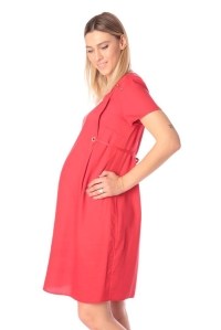 платье для беременных красное euromama фото 2