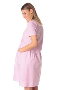 платье для беременных и кормления розовое euromama фото 3