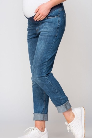 брюки джинс бойфренды для беременных euromama