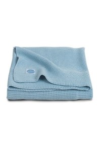 Вязаный плед Basic knit 100х150 см Ice blue