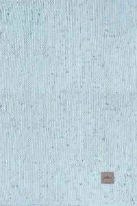 вязаный плед confetti knit 100х150 см stone green jollein фото 3