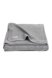 Вязаный плед Natural knit 100х150 см Grey