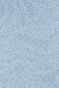 вязаный плед с мехом soft knit 100х150 см blue jollein фото 2