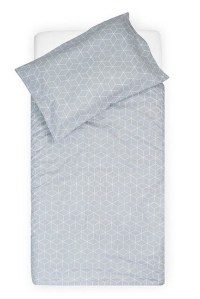 комплект постельного белья 100x140 graphic grey jollein