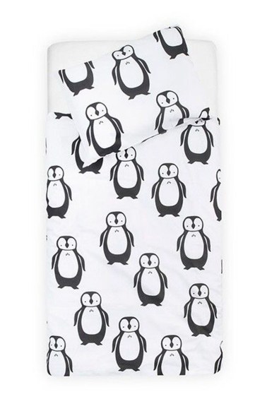 комплект постельного белья 140x200 penguin jollein