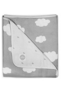 Муслиновое одеяло 75х100 см Clouds Grey