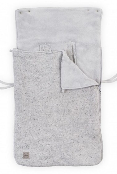 демисезонный конверт confetti knit grey 42х82 см jollein
