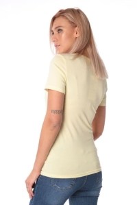 футболка для беременных и кормящих лимонная euromama фото 2