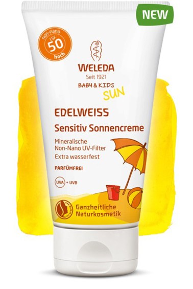 натуральный солнцезащитный крем для младенцев и детей spf 50 weleda