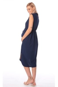 платье для беременных и кормления синее euromama фото 3