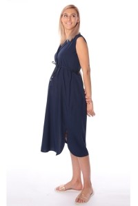 платье для беременных и кормления синее euromama фото 4