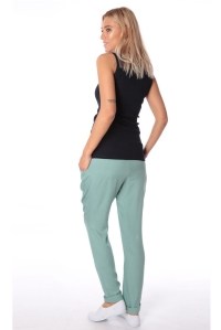 брюки штапель для беременных олива euromama фото 2