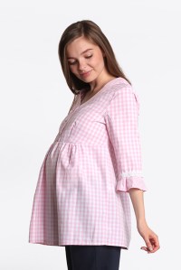 блуза энни для беременных с отрезной кокеткой мамуля красотуля фото 2