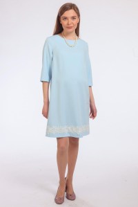 платье хлоя для беременных голубое мамуля красотуля фото 4