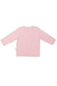 футболка с рукавами для новорожденных speckled pink jollein фото 3