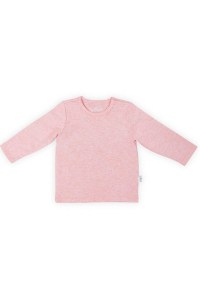 футболка с рукавами для новорожденных speckled pink jollein