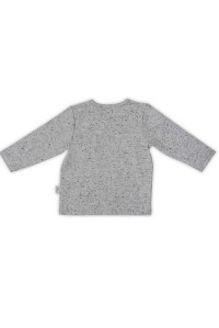 футболка с рукавами для новорожденных speckled grey jollein фото 2