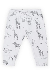 штаны для новорожденных safari black white jollein