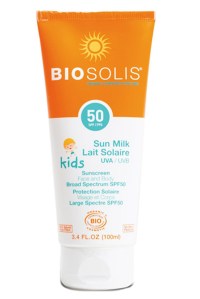 детское солнцезащитное молочко для лица и тела spf 50 biosolis фото 2