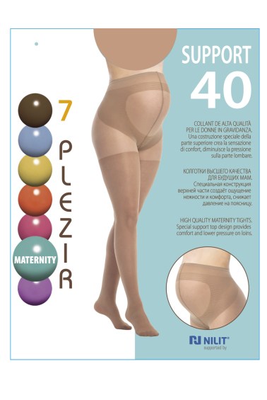 колготки для беременных support 40 ден 7plezir