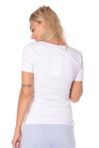 футболка для беременных и кормления белая euromama фото 2