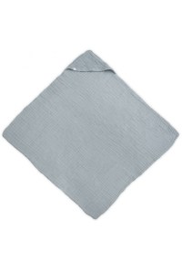 Муслиновое полотенце с капюшоном Stone green 100х100 см