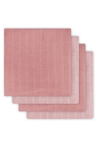 Комплект муслиновых пеленок Coral pink 70х70 см, 4 шт