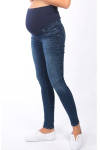 джинсы для беременных синие euromama фото 2