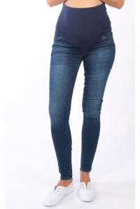 джинсы для беременных синие euromama
