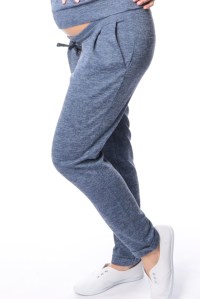костюм брюки и свитшот полуспорт для беременных телесно-голубой euromama фото 2