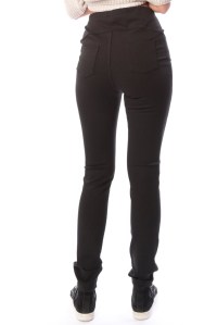 брюки джерси с начесом черный для беременных euromama фото 3