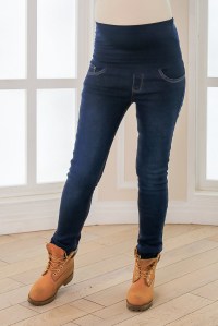 джинсы для беременных зимние на флисе мамуля красотуля фото 3