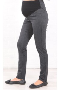 брюки джерси с начесом черный для беременных  euromama фото 3