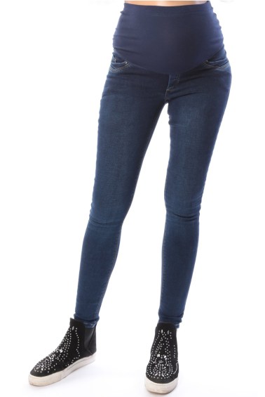 джинсы зимние на флисе для беременных euromama