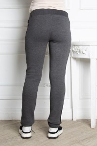 брюки спорт утепленные темно-серый меланж для беременных  мамуля красотуля фото 2
