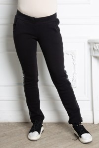брюки спорт утепленные черные для беременных  мамуля красотуля фото 3
