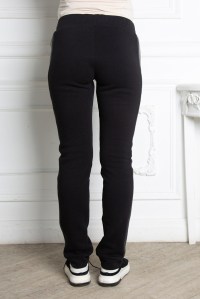 брюки спорт утепленные черные для беременных  мамуля красотуля фото 2