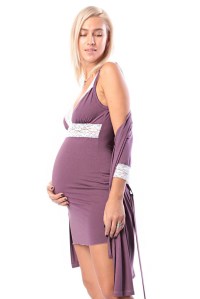 комплект в роддом для беременных лиловый euromama фото 7