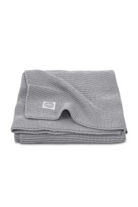 Вязаный плед Basic knit Stone grey 75х100 см