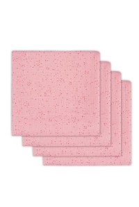 Комплект муслиновых пеленок 70х70 см, 4 шт, Mini dots blush pink