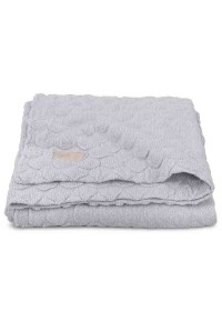 Вязаный плед Fancy knit 75х100 см Soft grey