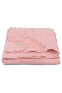 Вязаный плед Fancy knit 75х100 см Mini dots blush pink